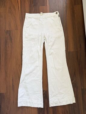 life in progress White Wide-Leg Utility Jeans